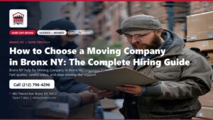 How to Choose a Moving Company in Bronx NY: The Complete Hiring Guide