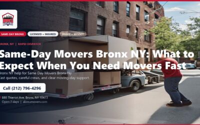 Same-Day Movers Bronx NY: What to Expect When You Need Movers Fast